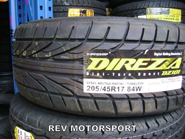 REV MOTORSPORT: DUNLOP DIREZZA DZ101 high performance 