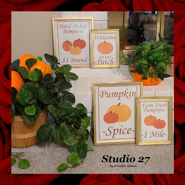 Pumpkin Printable Set Of Four