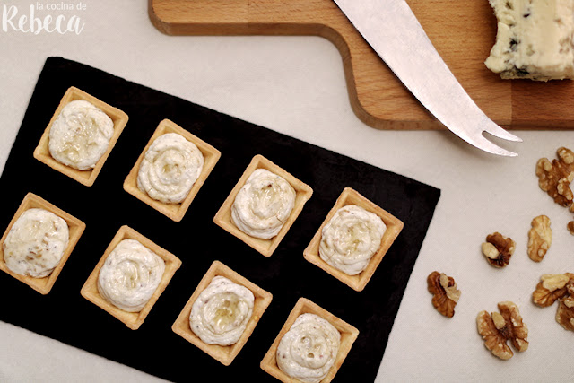 Paté de nueces y queso azul