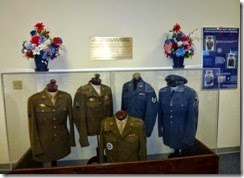 Transform uniforms from Army Air Force olive drab to USAF Blues
