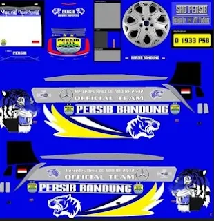 Livery Bussid Persib Official Team