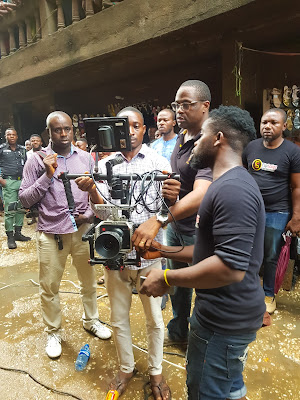 Filmmaker, ?Chika?Ike?Shoots a TV Commercial for Abia State Government