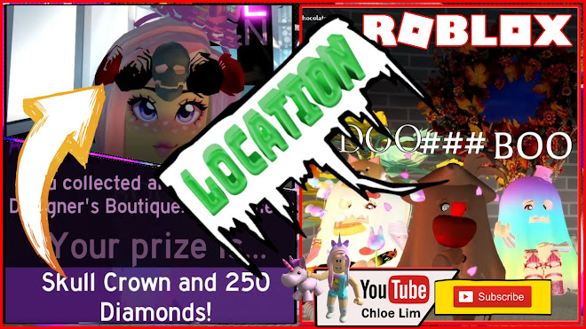 Roblox Royale High Halloween Event Gameplay! MissShus Homestore! Skull Crown! Candy Locations!