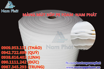 mút xốp pe foam bọc hàng