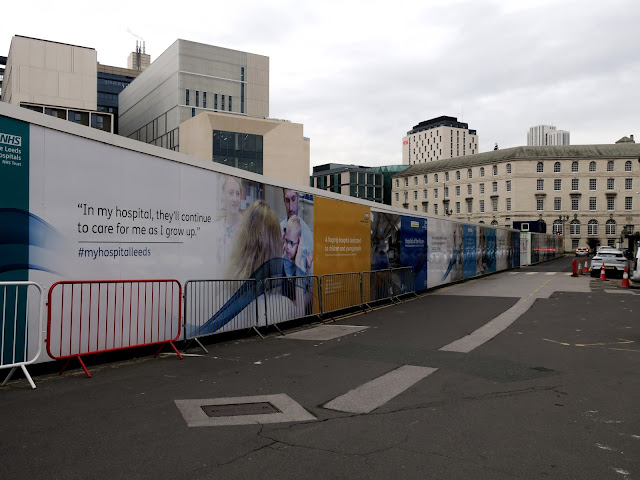 Outside the Hospital in Leeds. 15th November 2021