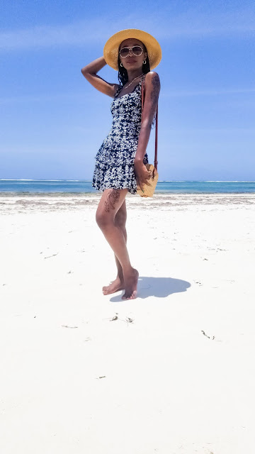 Beach Vacation Outfit Idea: Mini Tiered Dress