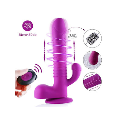 Hismith Remote Controlled Rechargeable Mini Sex Machine, Vaginal Thrusting And Rotating Dildo
