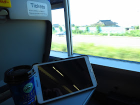 Pocket WiFi while riding train in Japan. Tokyo Consult. TokyoConsult.