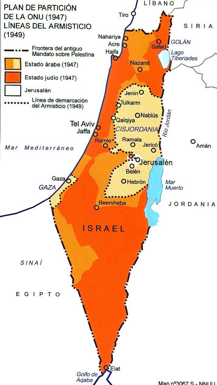 Palestina Mapa Satelital
