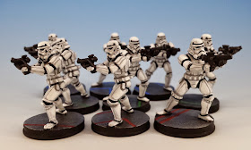 Storm Troopers, Fantasy Flight Games (2014, sculpted by Benjamin Maillet, painted by M. Sullivan)