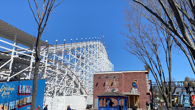 Lake Compounce Wildcat Wooden Roller Coaster Lift Hill