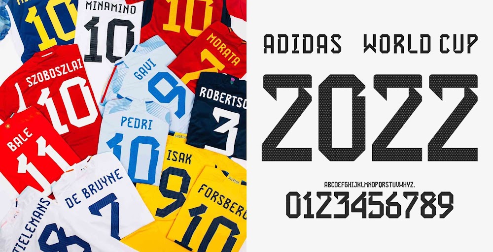 Adidas 2022 Kit Font Released - Headlines