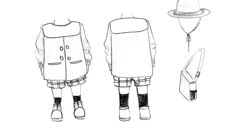 Cara menggambar seragam sekolah manga cowok lengkap MAYAGAMI