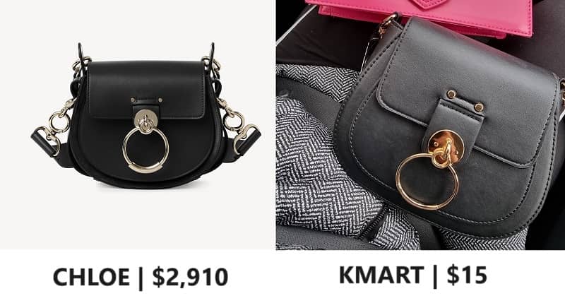 Kmart dupe of Chloe bag