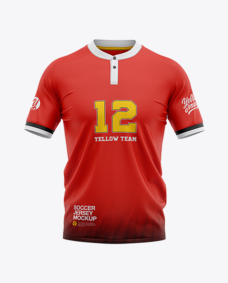 Download Download Men's Henley Collar Soccer Jersey Mockups - Free ...