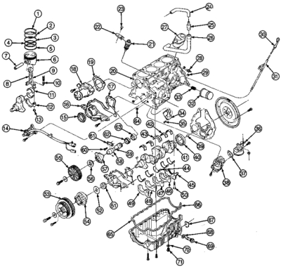 Ford Aerostar engine diagrams