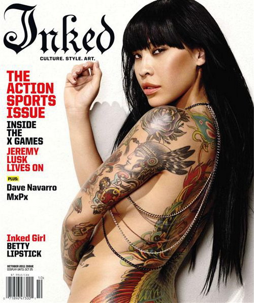 Inked Sexy Tattoos Magazine October 2011 PDF 98 pages 44 Mb English