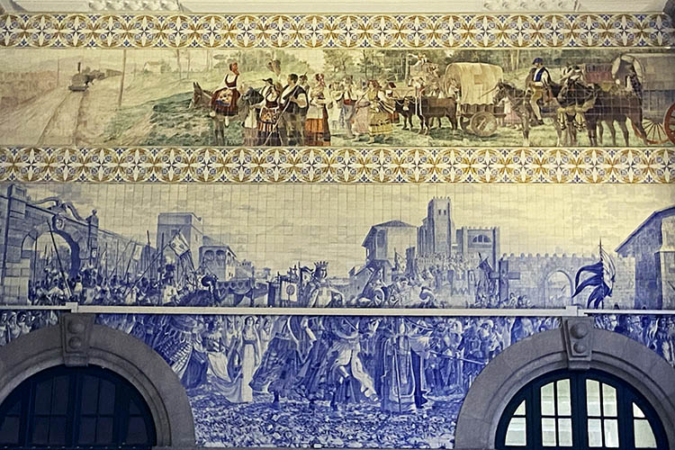 Where are Porto azulejos