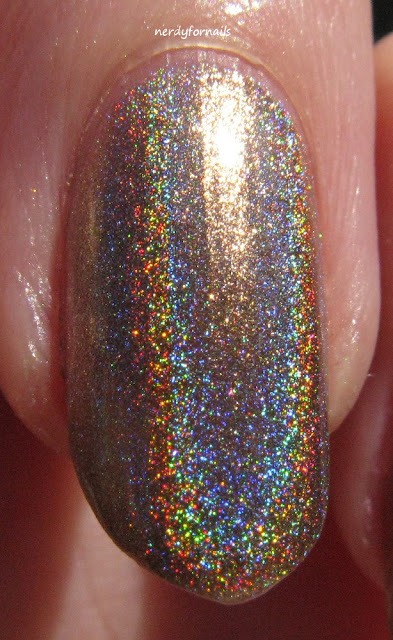Interview Appropriate Nails CBL Colors By Llarowe Blonde Ambition Super Holo