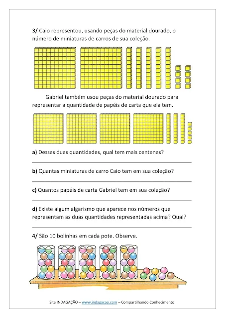  Avaliação de Matemática 3º ano