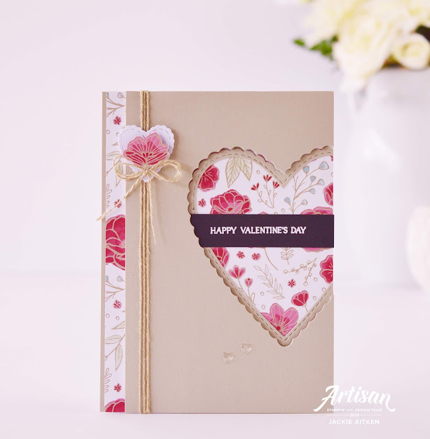 Stampin' Up!, Artisan Design Team 2019, Forever Lovely, All My Love Suite, Valentine's Day Card, Lovely Flowers Edgelits, Meant To Be, Be Mine Stitched Framelits, Jan FB Blog Hop, 