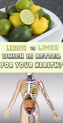 LEMONS VS LIMES. WHICH ONE IS BETTER FOR YOUR HEALTH?