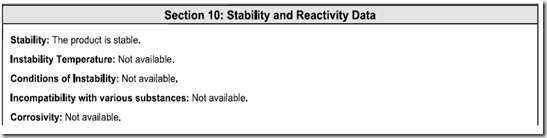 MSDS_ANSI_Section_10