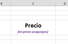 Diferentes formatos de texto en una misma celda de EXCEL