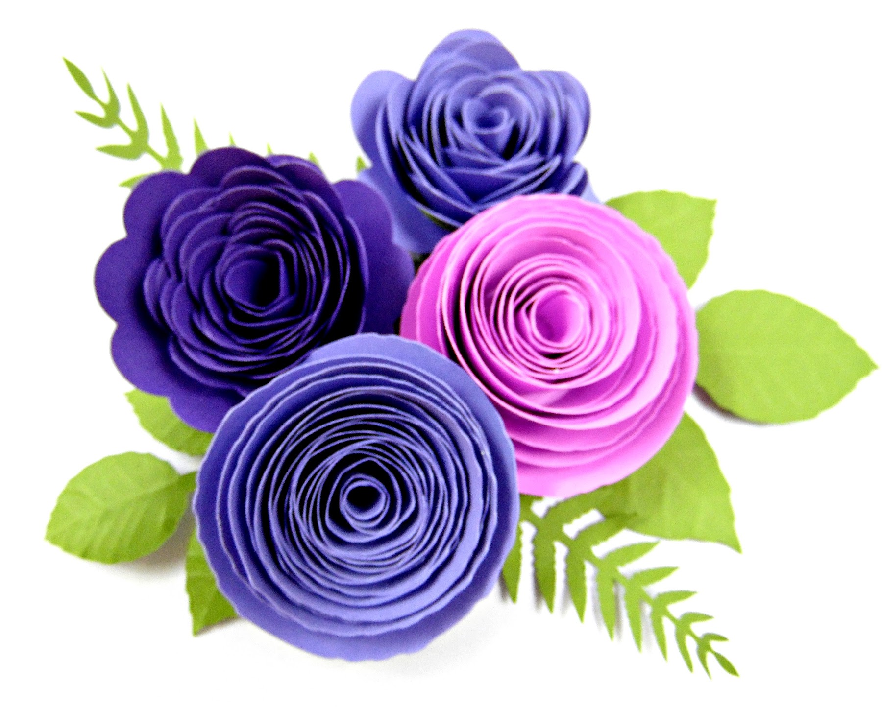 Download Free 64 Free Svg Paper Flower Template SVG PNG EPS DXF File for Cricut, Silhouette and Other Machine