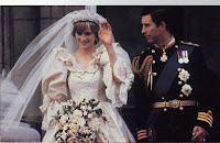 Princesa Diana y Principe Carlos en boda real