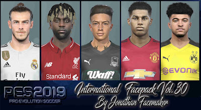 PES 2019 Facepack International Vol 30 by Jonathan Facemaker