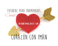 corazon tejido a crochet paso a paso 