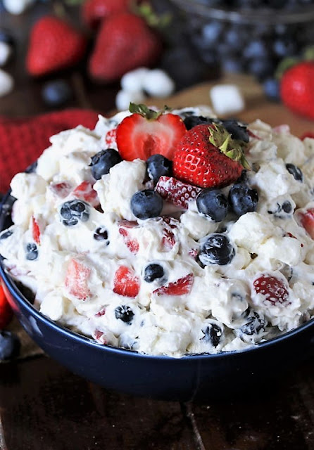 Red White & Blue Fluff Salad Image