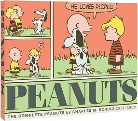 Image: The Complete Peanuts 1957-1958: Vol. 4 | Paperback Edition Paperback | by Charles M. Schulz (Author) | Publisher: Fantagraphics (October 26, 2015)
