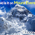 How cold is it on Mount Everest?