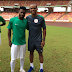 Sunday Oliseh Strikes Pose With His Boys After Today's Training Session In Abuja