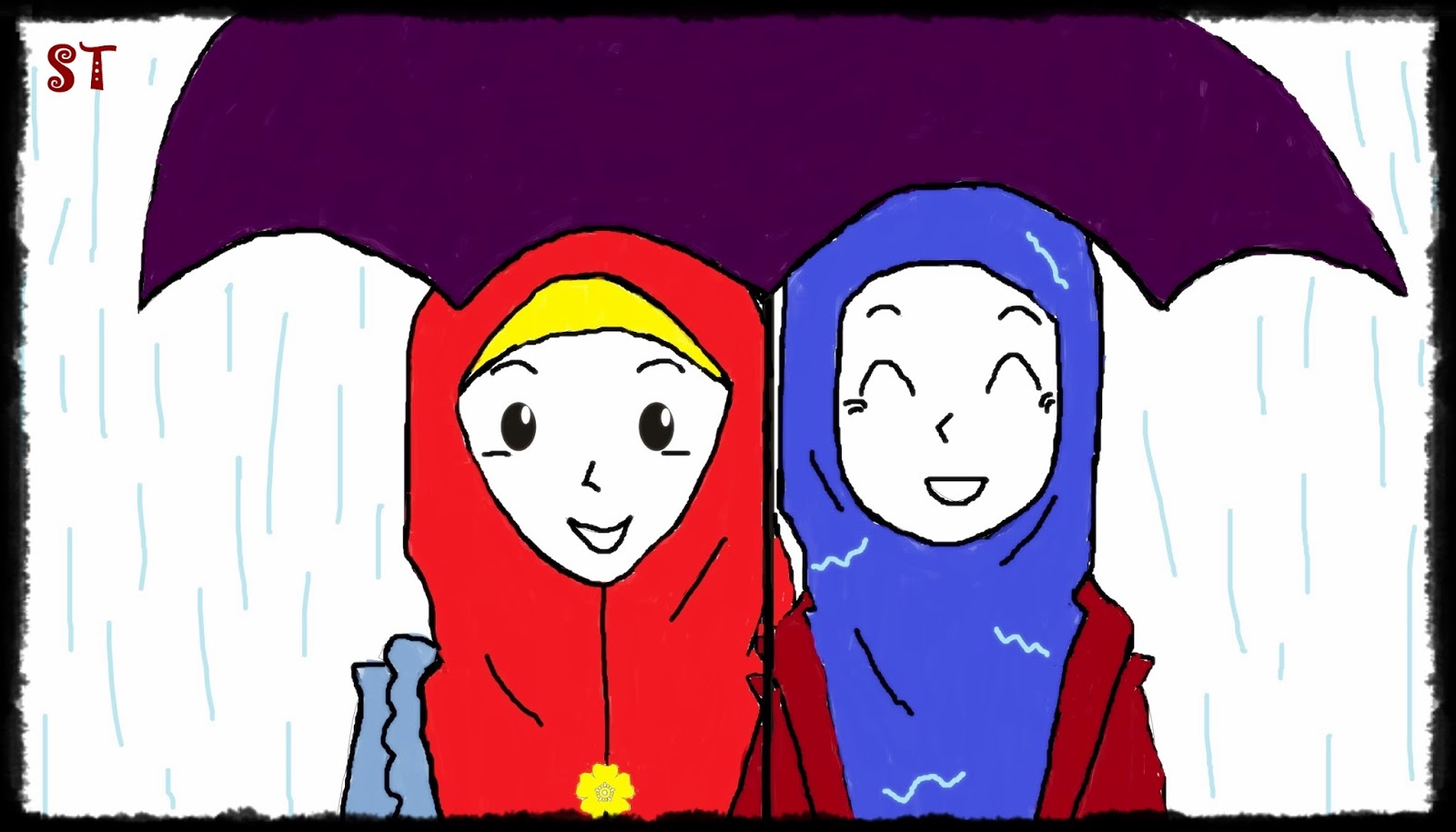 Gambar Kartun Muslimah Yang Gaul Gambar Kartun