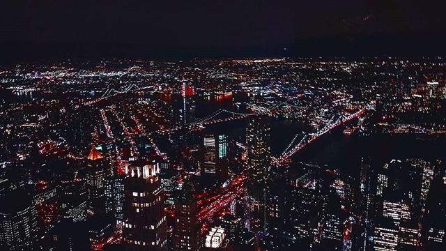 One World Observatory over Brooklyn Bridge