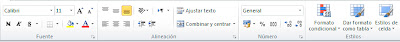Formato de celdas en Excel 2007