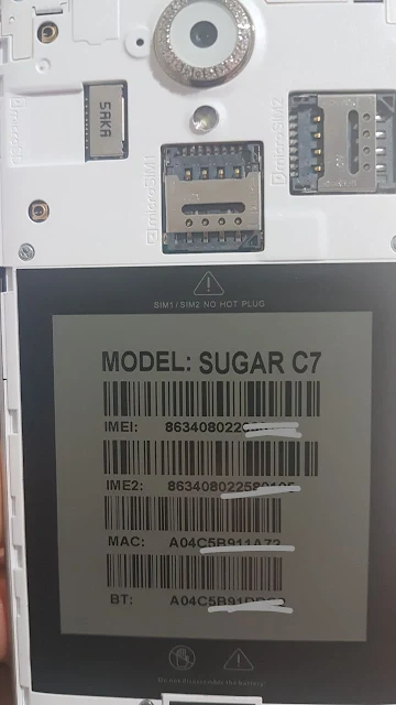 Sugar C7 RAM 3GB