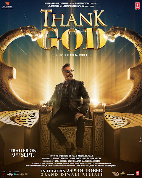 Ajay Devgn, Sidharth Malhotra, Rakul Preet Singh Upcoming film Thank God (2022) Wiki, Poster, Release date, Songs list