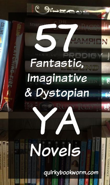 57 Fantastic, Imaginative, and Dystopian YA Novels - including familiar series like The Hunger Games and Divergent, as well as newer series like The Grisha Trilogy, The Red Rising Trilogy, and The Raven Cycle. Fantasy, sci-fi, romance, dystopia, they're all included in this list!