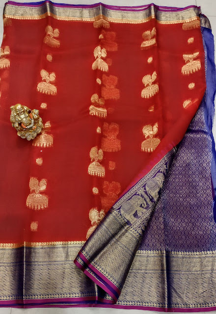 Kanchi organza Sarees