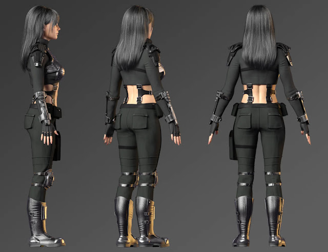 Elevate Your 3D Portfolio with X-Fashion Sci Soldier Outfit for Genesis 9 - A Comprehensive Review