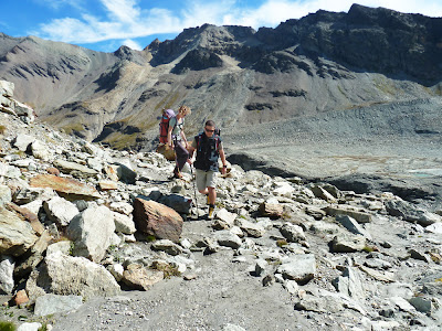 Chamonix Zermatt - A l'approche du col Prafleury