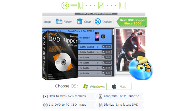 كيفية الحصول علي برنامج Winx DVD Ripper اسرع  برنامج تحويل الفيديوهات من اقراص DVD الي MP4