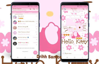 Hello Kitty 2 Theme For YOWhatsApp & Fouad WhatsApp By Driih Santos