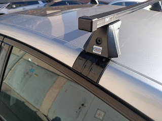 Roof rack Ford Mondeo / Ford Fusion Crossbars Installation