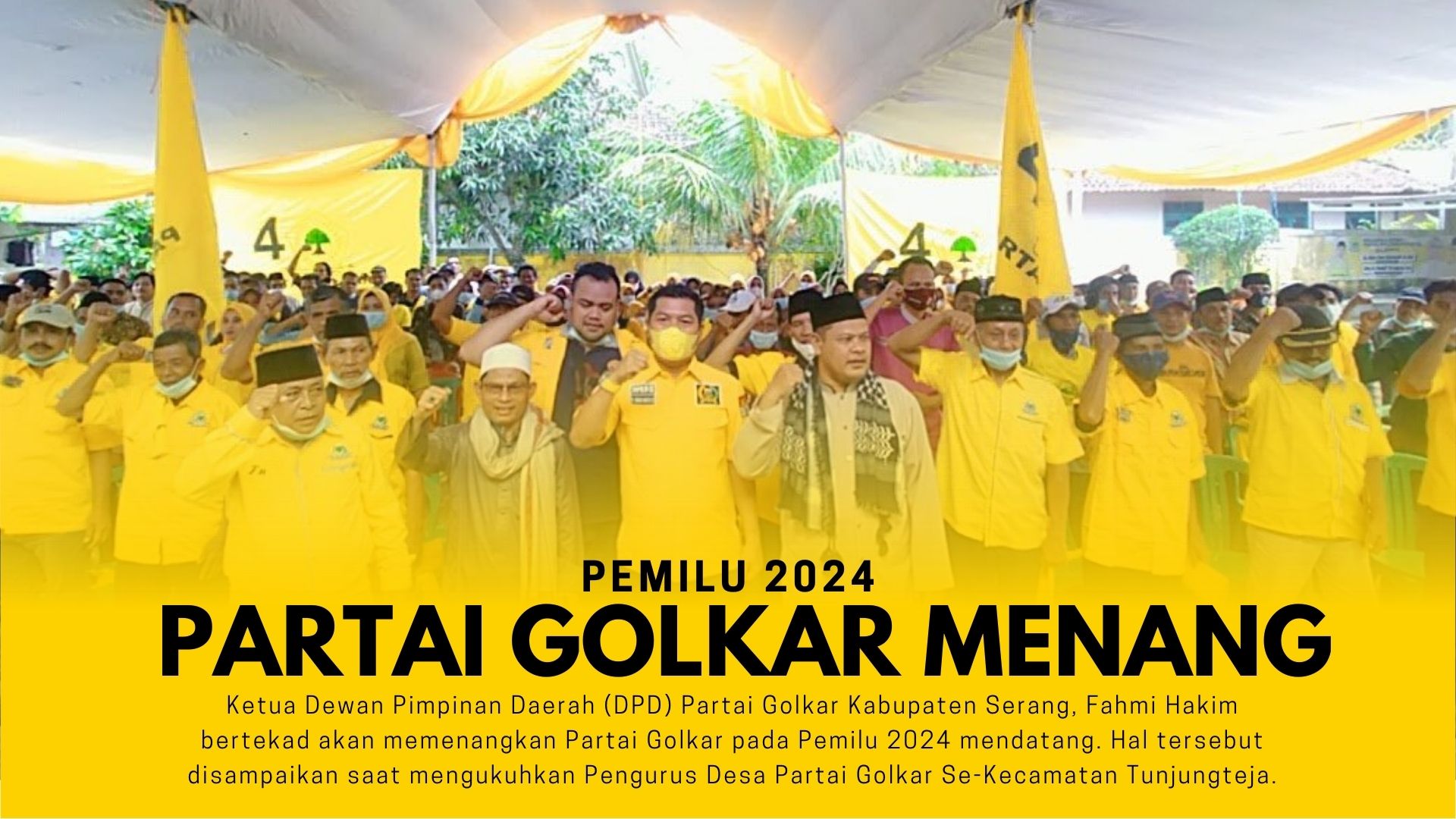 Pemilu 2024 Partai Golkar Bertekad Menjadi Pemenang