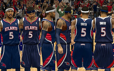 NBA 2K13 Atlanta Hawks Away Jersey Patch